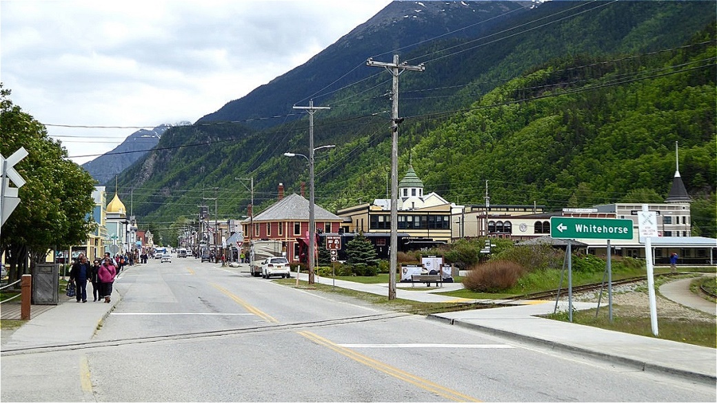 Auf dem Weg zurück zur Anlegestelle
