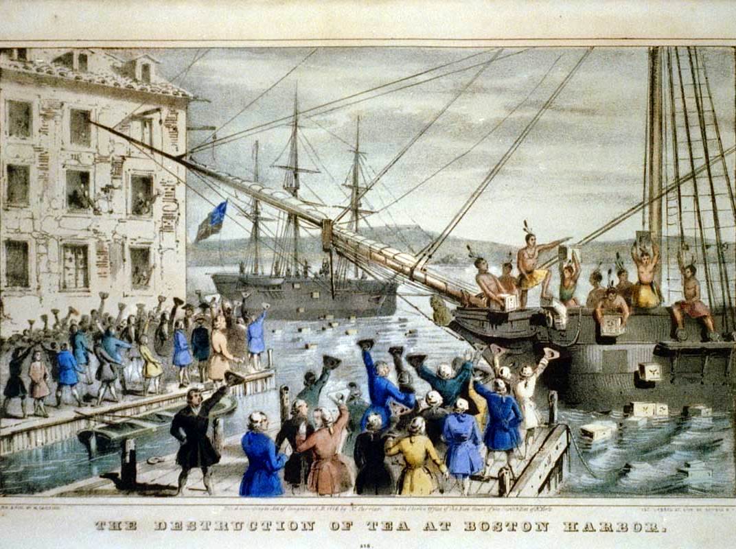 The "Boston Teaparty" - 16. Dezember 1773