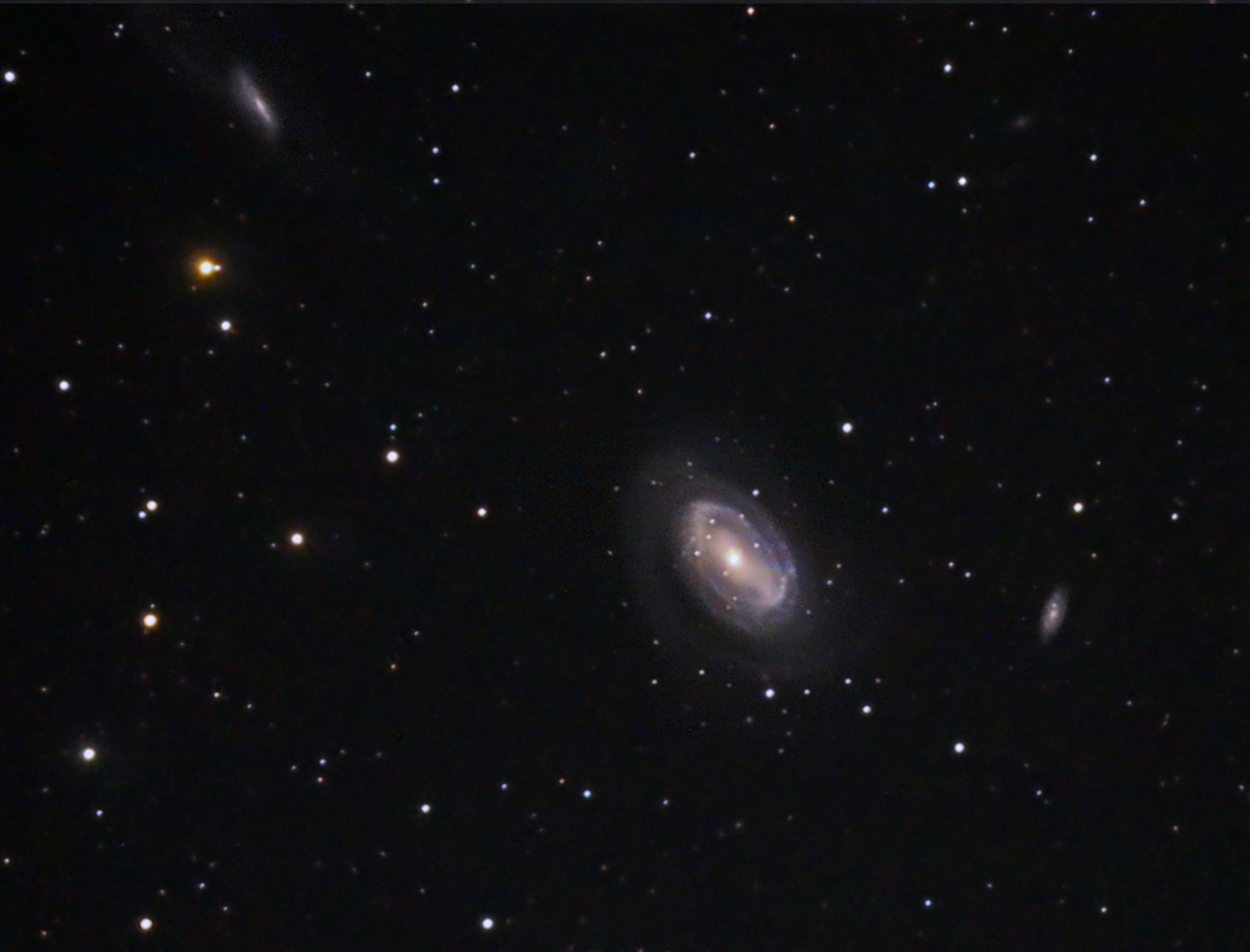 NGC 4725, NGC 4747 (Arp 159), NGC 4712  in Coma Berenices