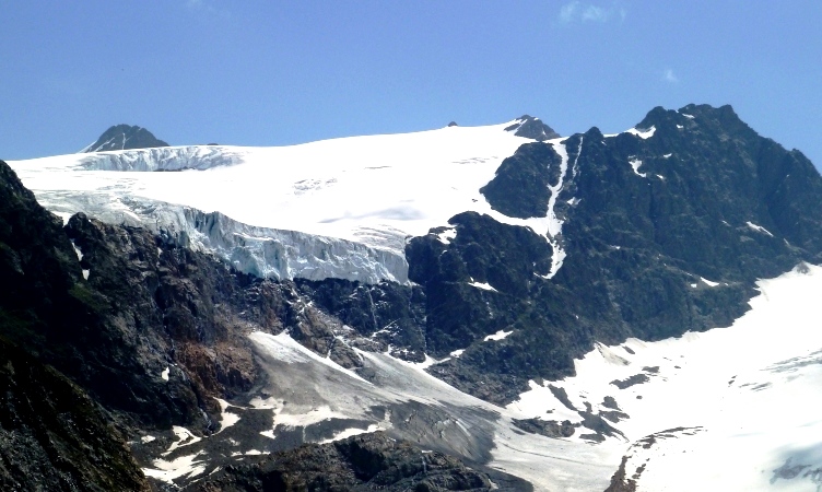 Eisbruch - Südteil des Gepatschferners
