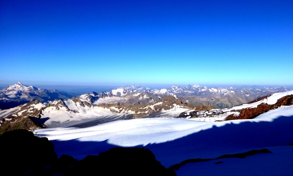 Fernsicht soweit das Auge reicht !